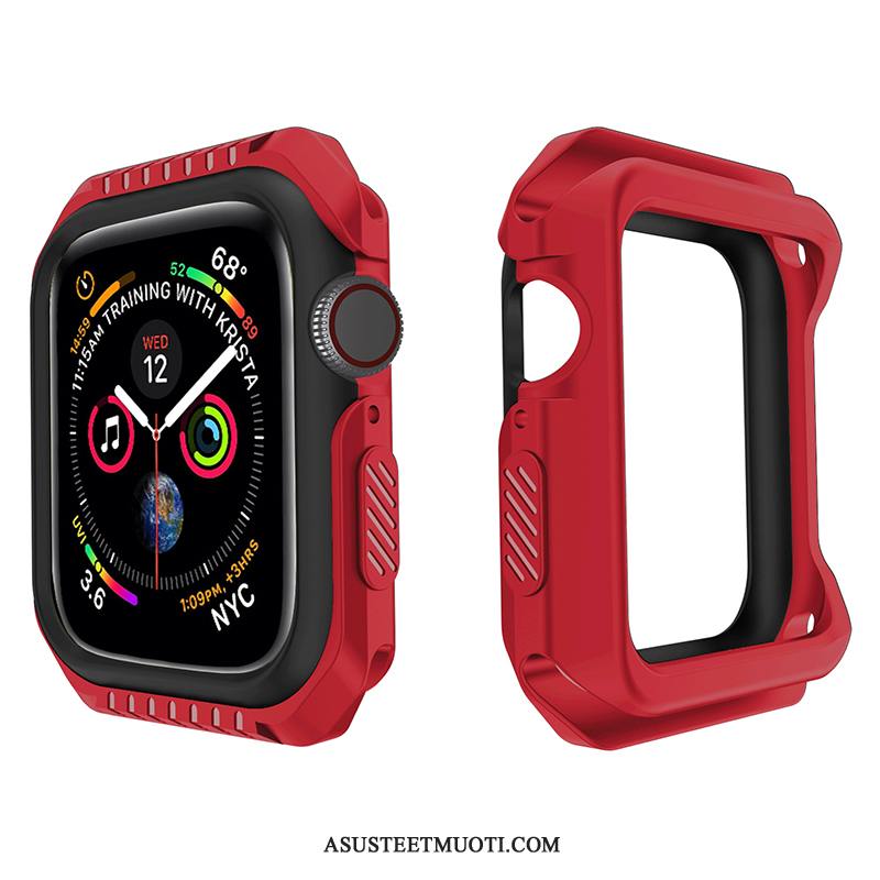 Apple Watch Series 4 Kuoret Urheilu Kehys Kuori Punainen Suojaus