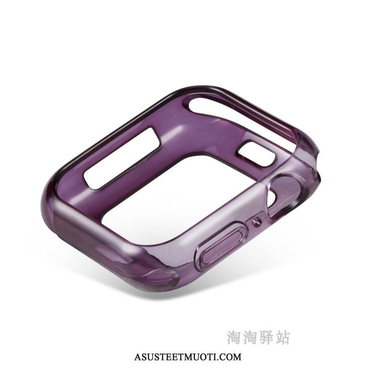 Apple Watch Series 5 Kuori Kuoret Murtumaton Pu Violetti Suojaus