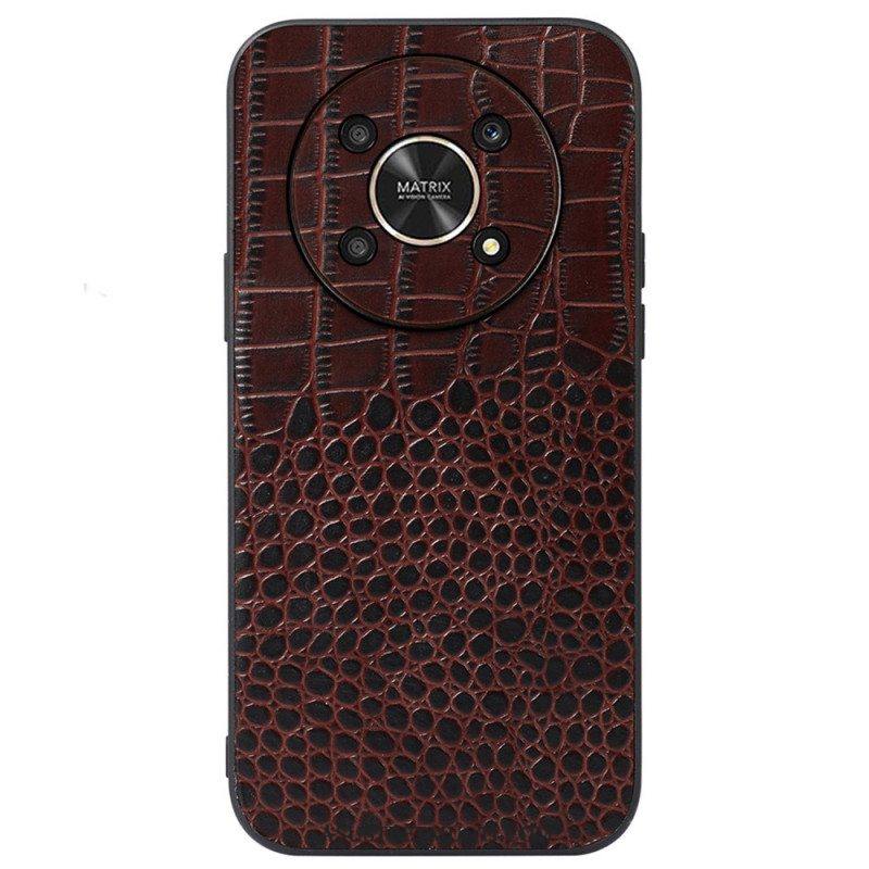 Case Honor Magic 4 Lite 5G Aitoa Patentoitua Krokotiilinahkaa