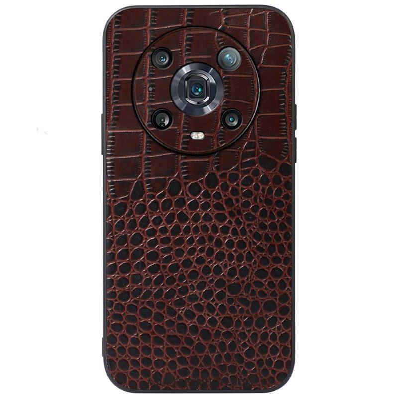 Case Honor Magic 4 Pro Aito Crocodile Texture -nahka