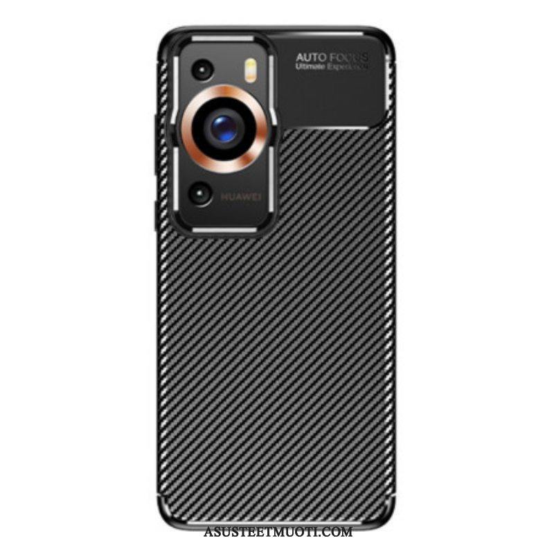 Case Huawei P60 Pro Joustava Hiilikuitu