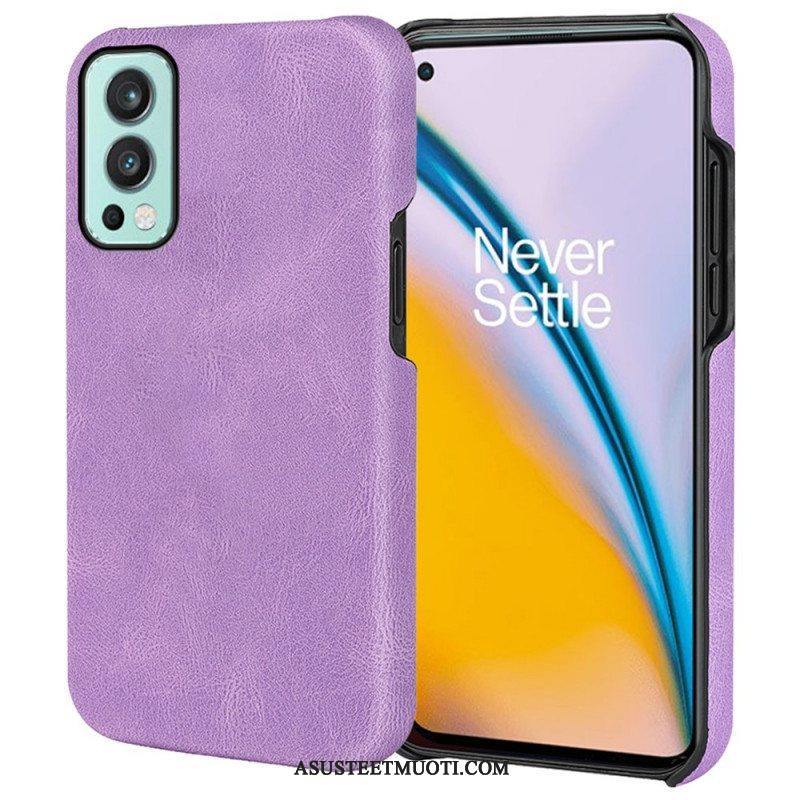 Case OnePlus Nord 2 5G Uusia Värejä Elegance Leather Effect