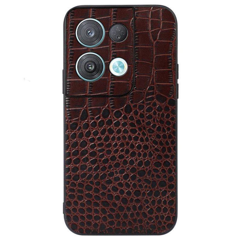 Case Oppo Reno 8 Pro Aito Crocodile Texture -nahka