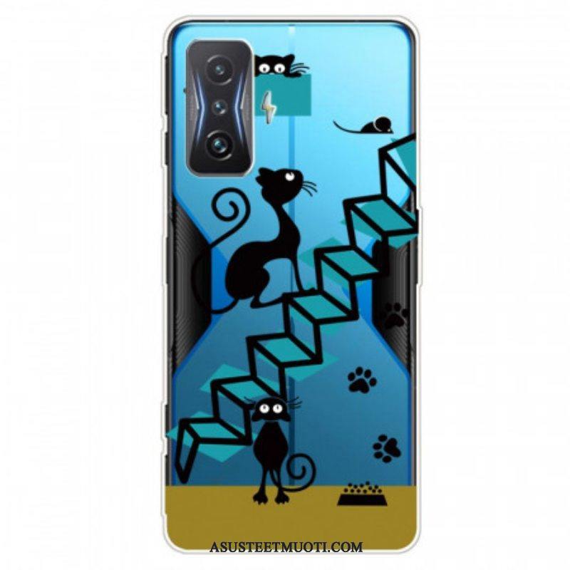 Case Poco F4 GT Kissat Portaissa