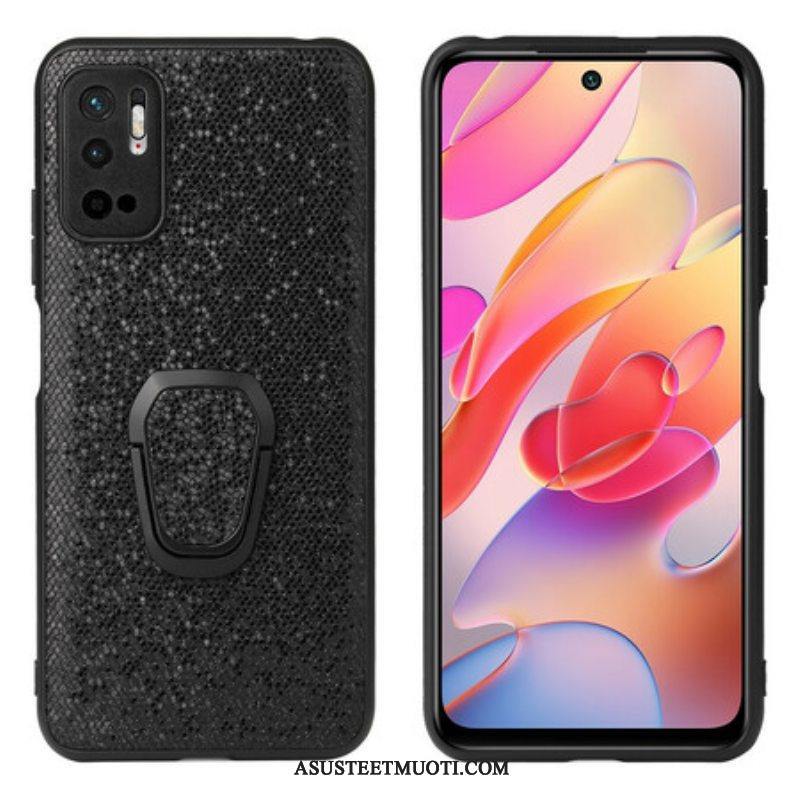 Case Poco M3 Pro 5G Glitter Ring-kiinnike