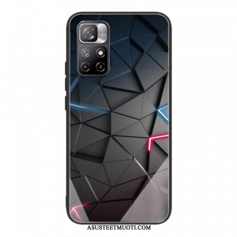 Case Poco M4 Pro 5G Karkaistu Lasi Geometria