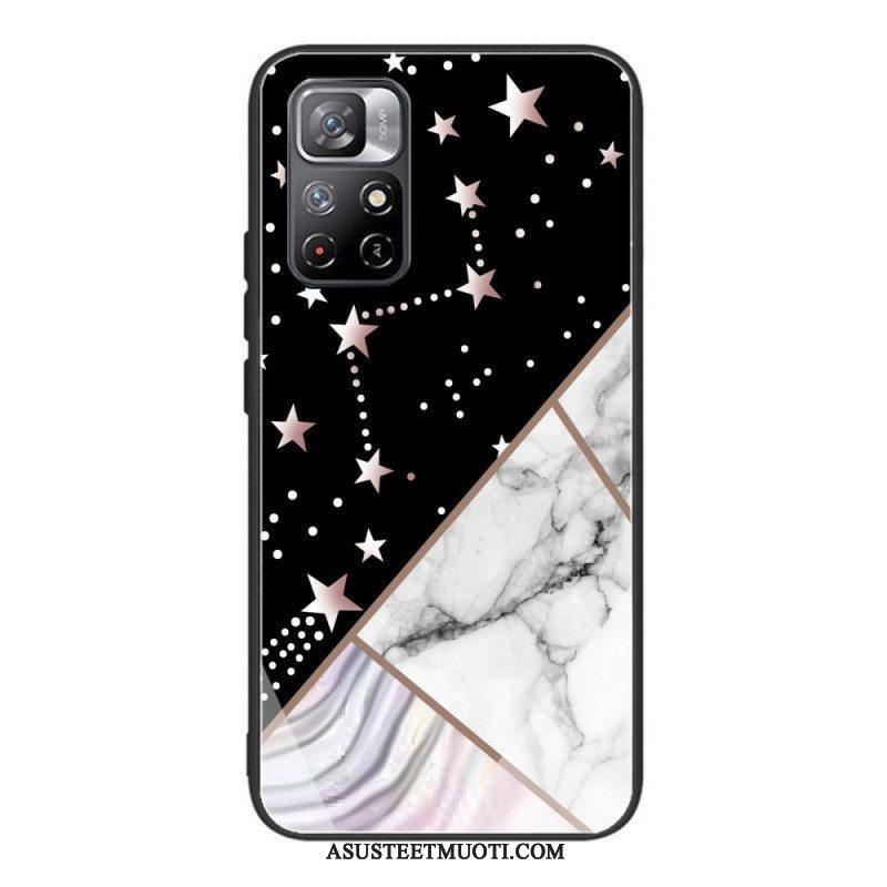 Case Poco M4 Pro 5G Karkaistu Marmori Geometria