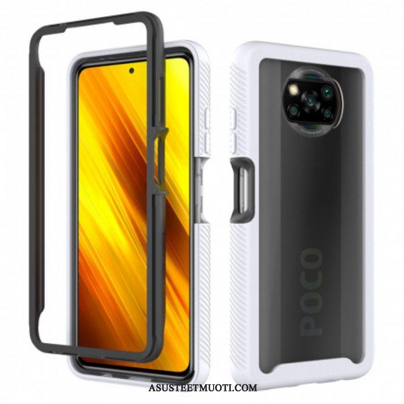 Case Poco X3 / X3 Pro / X3 NFC Hybridimuotoiset Silikonireunat