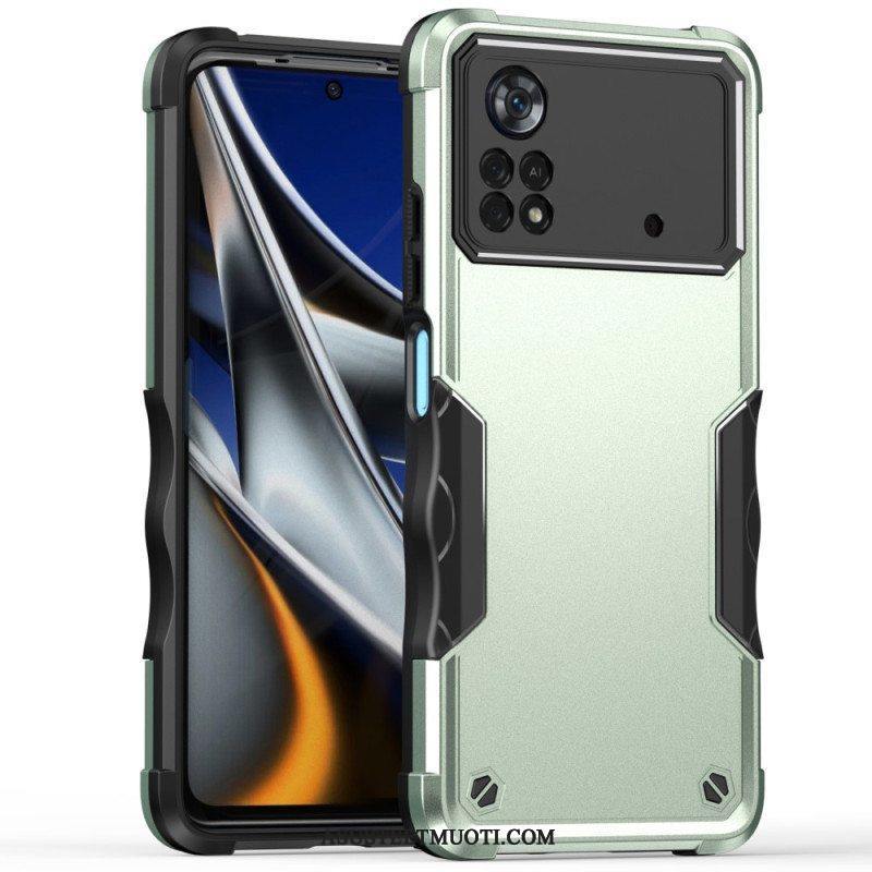 Case Poco X4 Pro 5G Metalliefektihybridi