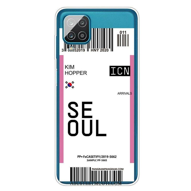 Case Samsung Galaxy M12 / A12 Soul Boarding Pass