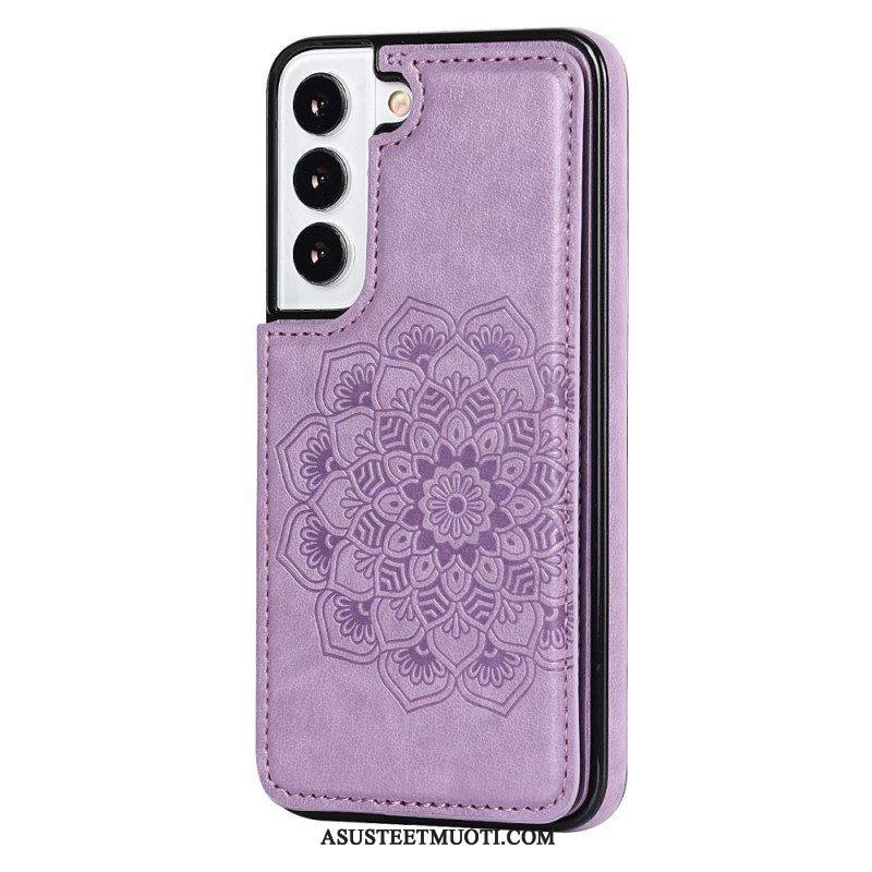 Case Samsung Galaxy S22 5G Mandala Print -korttikotelo