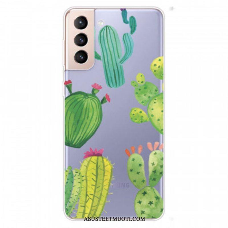 Case Samsung Galaxy S22 Plus 5G Akvarelli Kaktukset