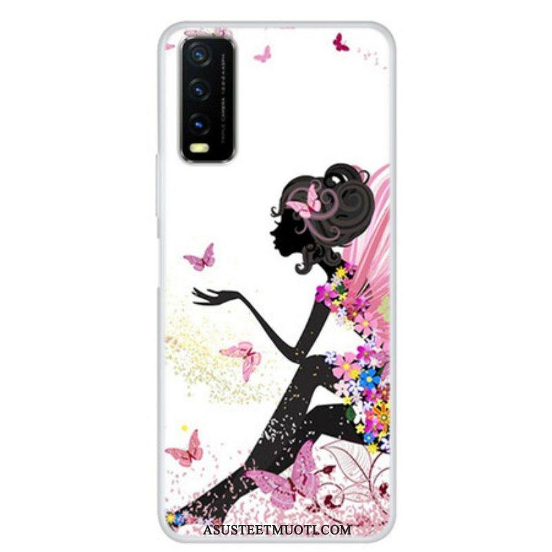 Case Vivo Y20s Butterfly Lady