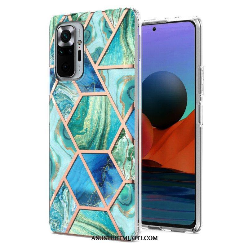 Case Xiaomi Redmi Note 10 Pro Intensiivinen Geometrinen Marmori