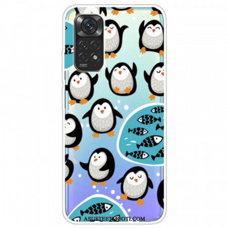 Case Xiaomi Redmi Note 11 Pro / 11 Pro 5G Pingviinit Ja Kalat