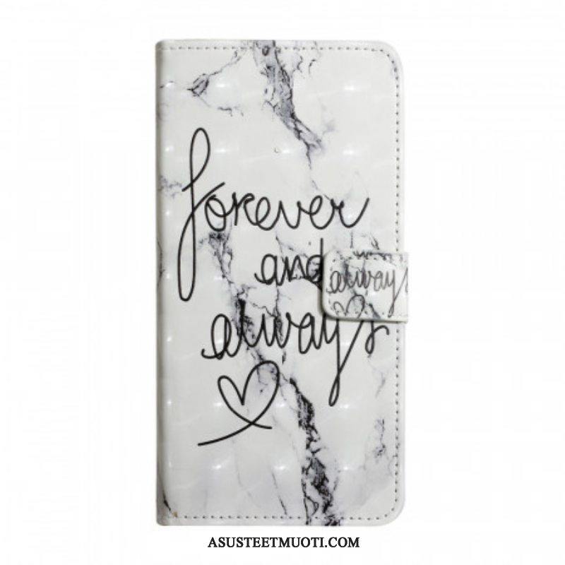 Flip Case Google Pixel 6 Pro Marble Forever & Always