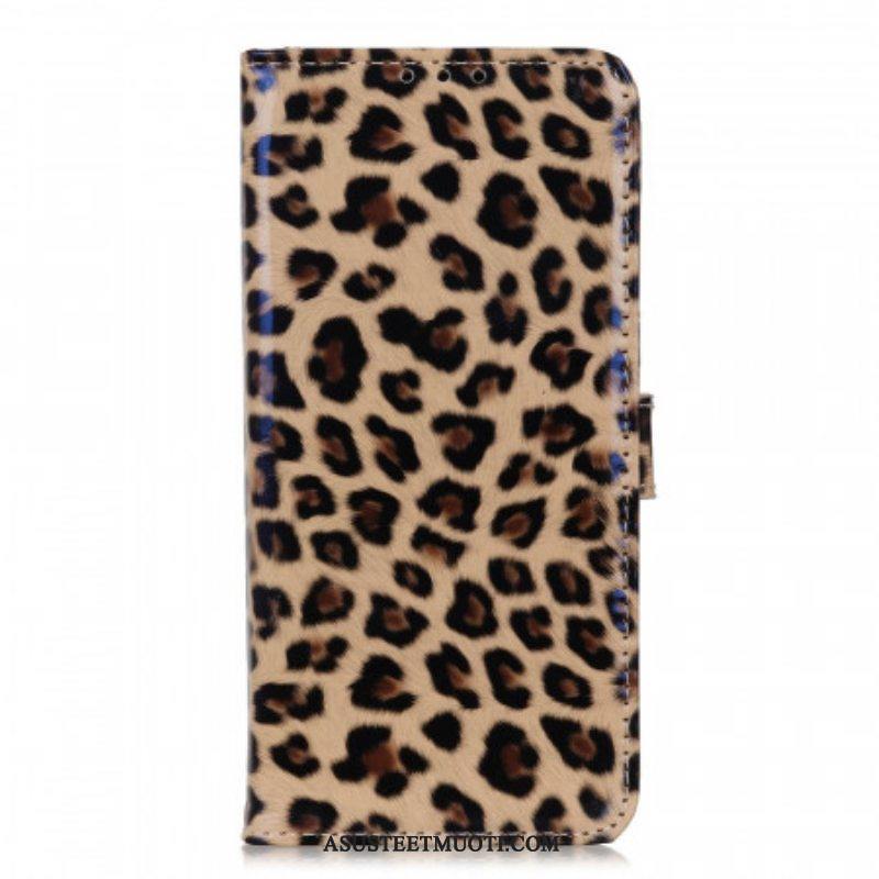 Flip Case Google Pixel 6A Leopardin Ihotyyli