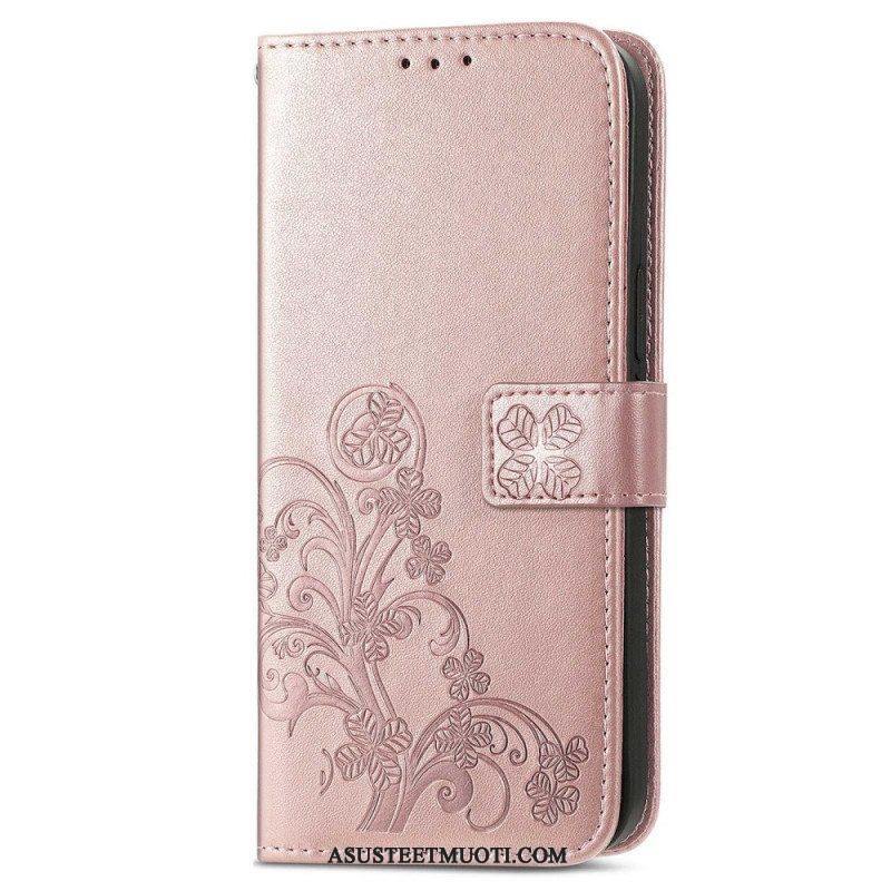 Flip Case Honor 70 Aasialaisia Kukkia