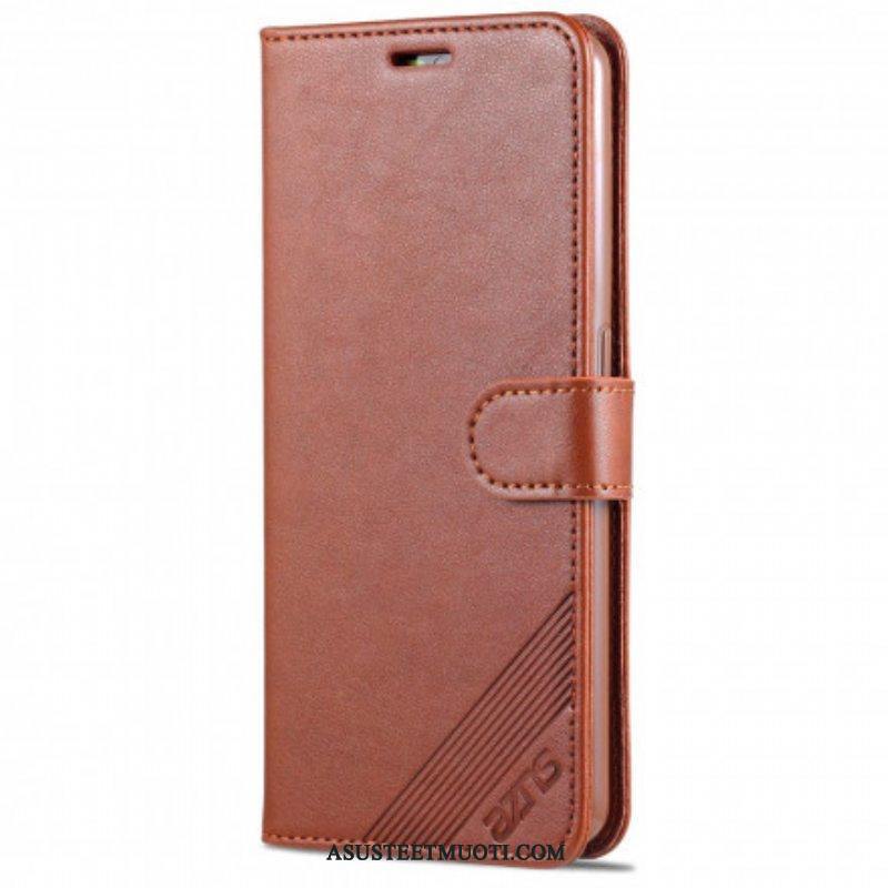 Flip Case Oppo A94 5G Azns Keinonahkaa