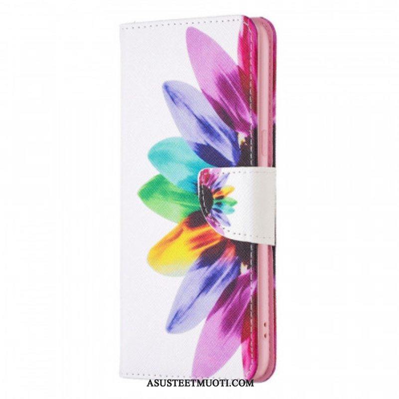 Flip Case Oppo Reno 7 Akvarelli Kukka