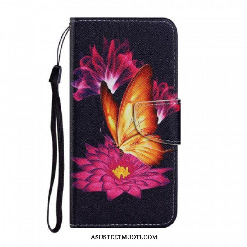 Flip Case Poco M4 Pro 5G Butterfly Ja Lotus