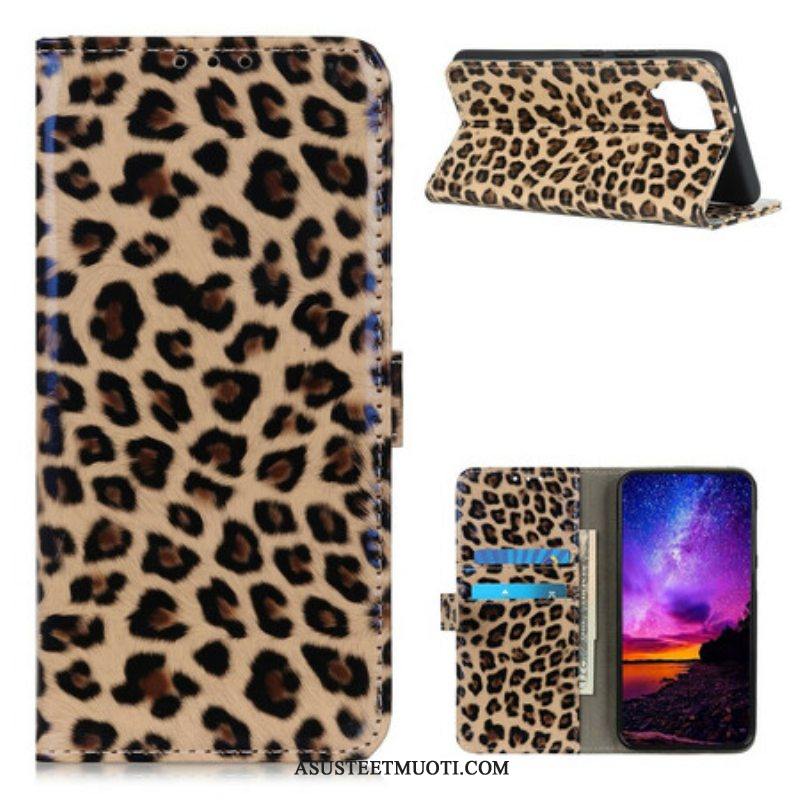 Flip Case Samsung Galaxy A42 5G Leopardi