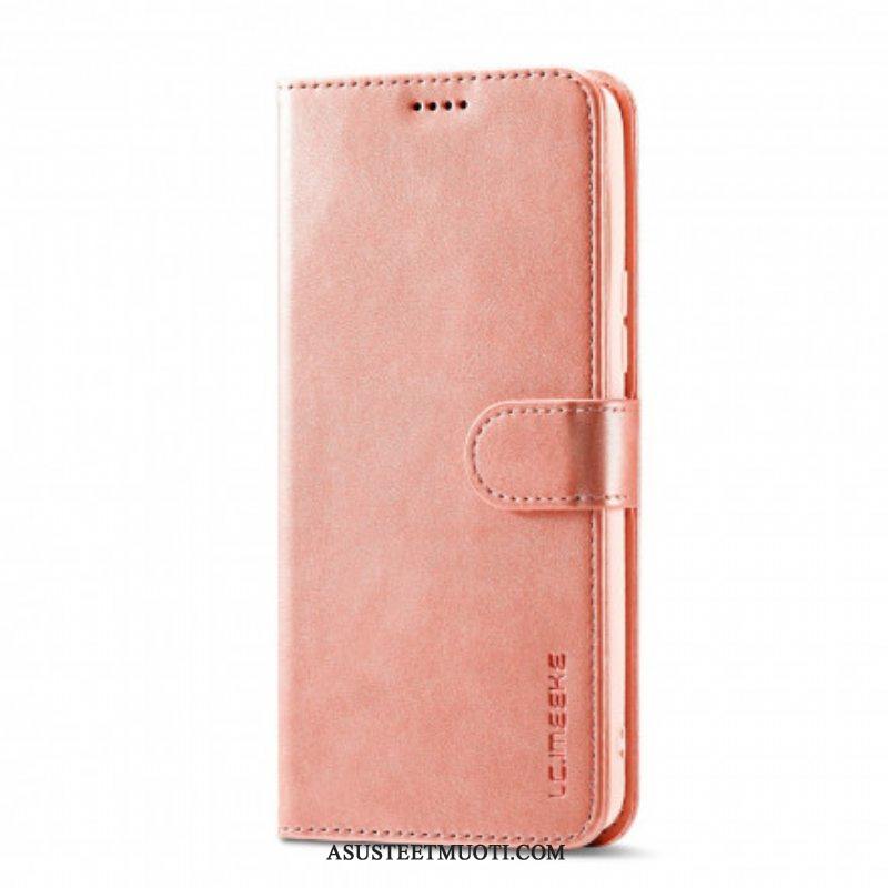 Flip Case Vivo V21 5G Lc.imeeke Nahkaefekti