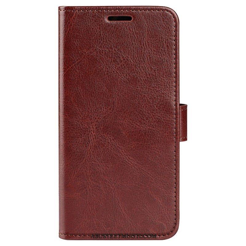 Flip Case Vivo Y22s Vintage Keinonahkaa