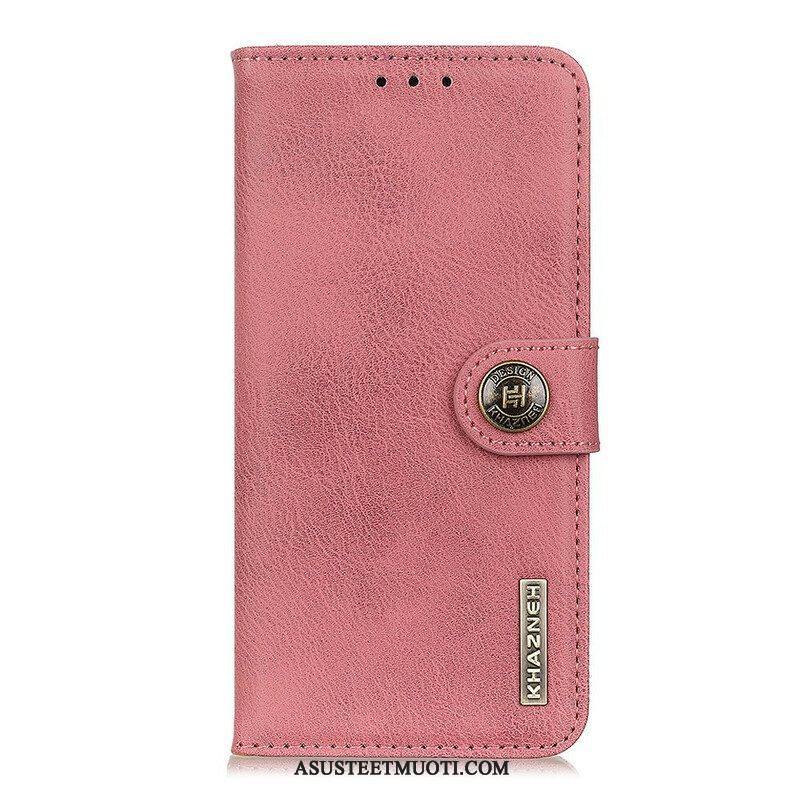 Flip Case Xiaomi Redmi Note 10 5G Khazneh Retro Halkaistu Keinonahka