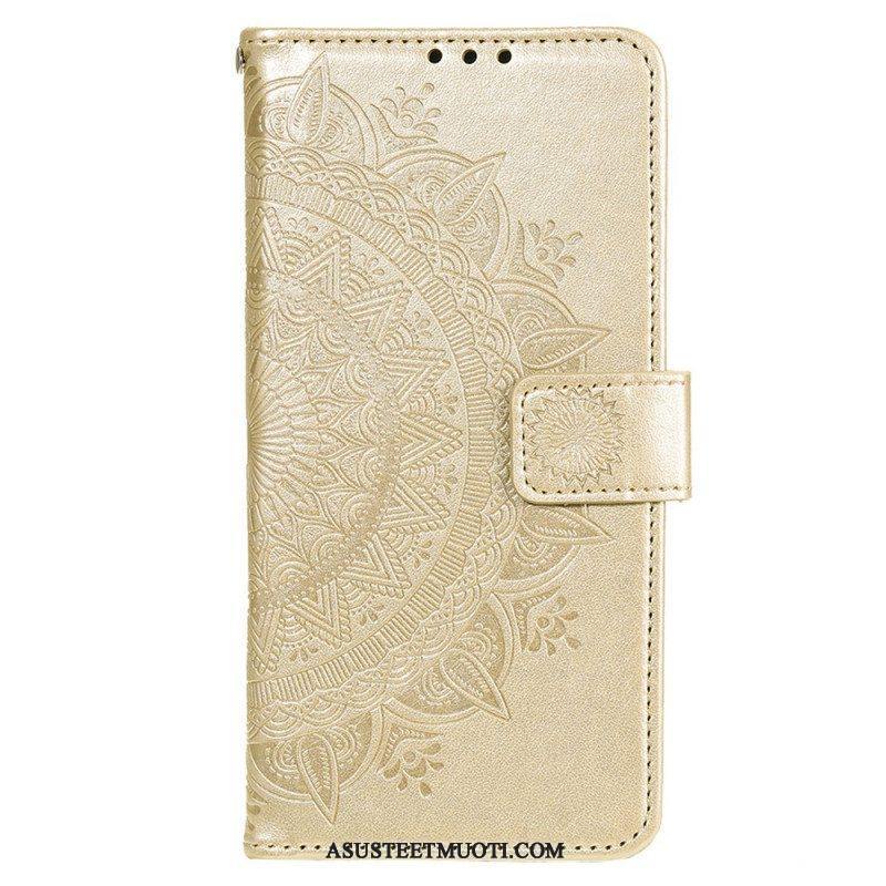 Flip Case Xiaomi Redmi Note 11 / 11S Auringon Mandala