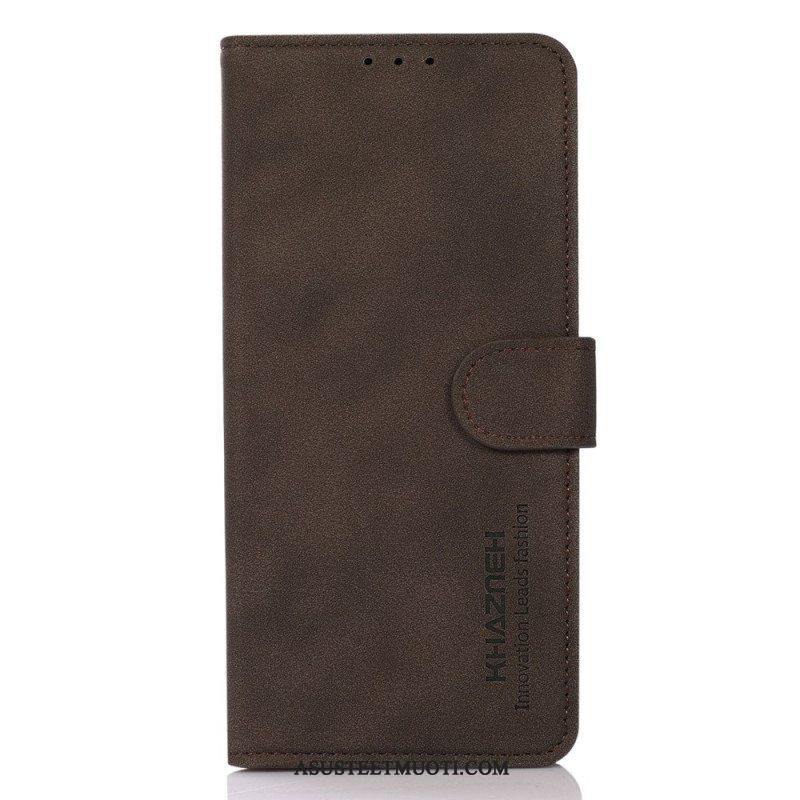 Flip Case Xiaomi Redmi Note 12 5G Khazneh Fashion Leather Effect