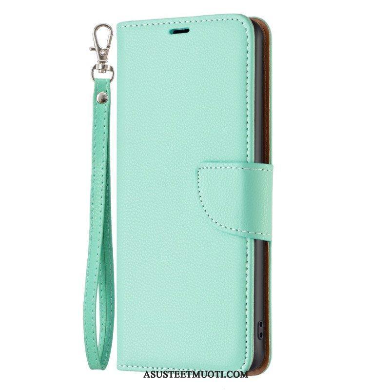 Flip Case Xiaomi Redmi Note 12 Pro Suojaketju Kuori Vino Hihnalukko