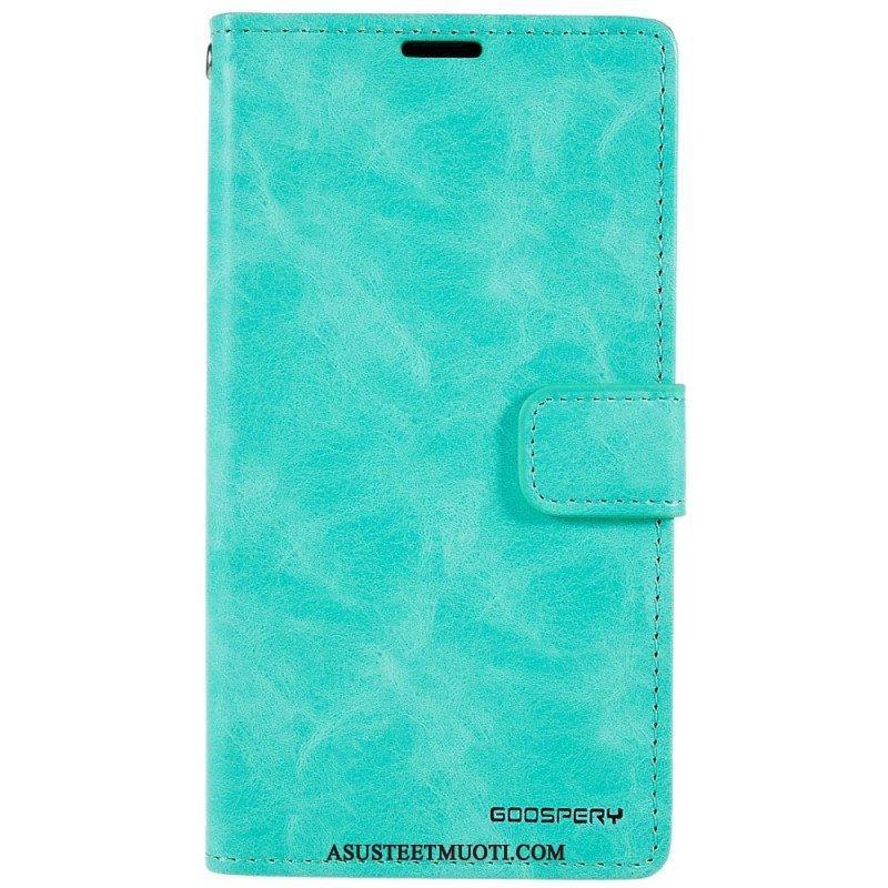 Flip Case iPhone 14 Blue Moon Mercury Goospery