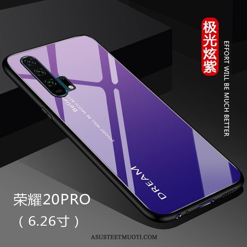 Honor 20 Pro Kuoret Suojaus Kaltevuus Kiinteä Väri Murtumaton Kuori