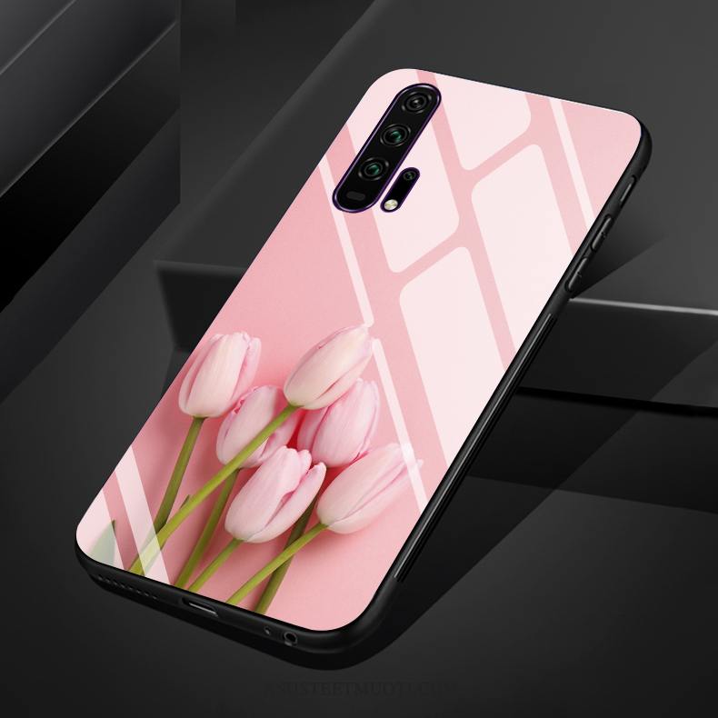 Honor 20 Pro Kuori Kuoret Pehmeä Neste All Inclusive Pinkki Taide Kotelo