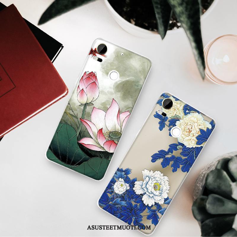 Htc Desire 10 Lifestyle Kuoret Puhelimen Murtumaton Suojaus Kuori Kohokuviointi