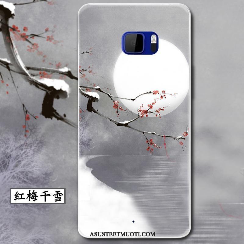 Htc U Ultra Kuoret Kiinalainen Tyyli Silikoni Maisema Murtumaton Luova