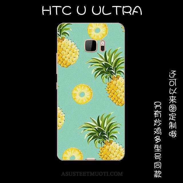 Htc U Ultra Kuoret Vihreä Pieni Suojaus Kotelo Silikonikuori