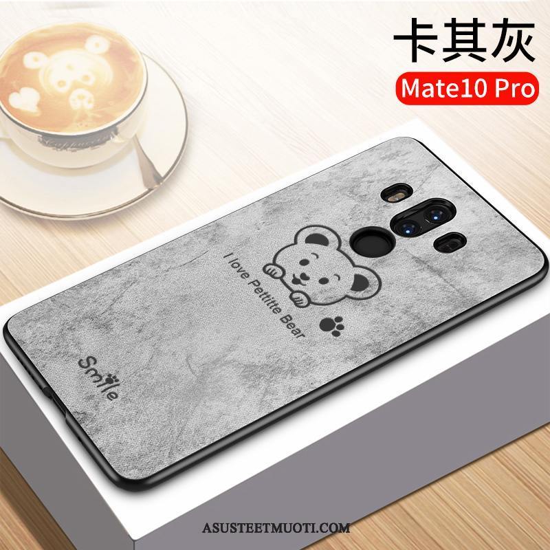 Huawei Mate 10 Pro Kuoret Kuori All Inclusive Puhelimen Kukkakuvio Ultra