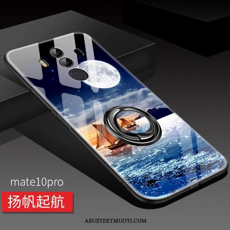 Huawei Mate 10 Pro Kuoret Suojaus Sininen Kotelo Peili All Inclusive