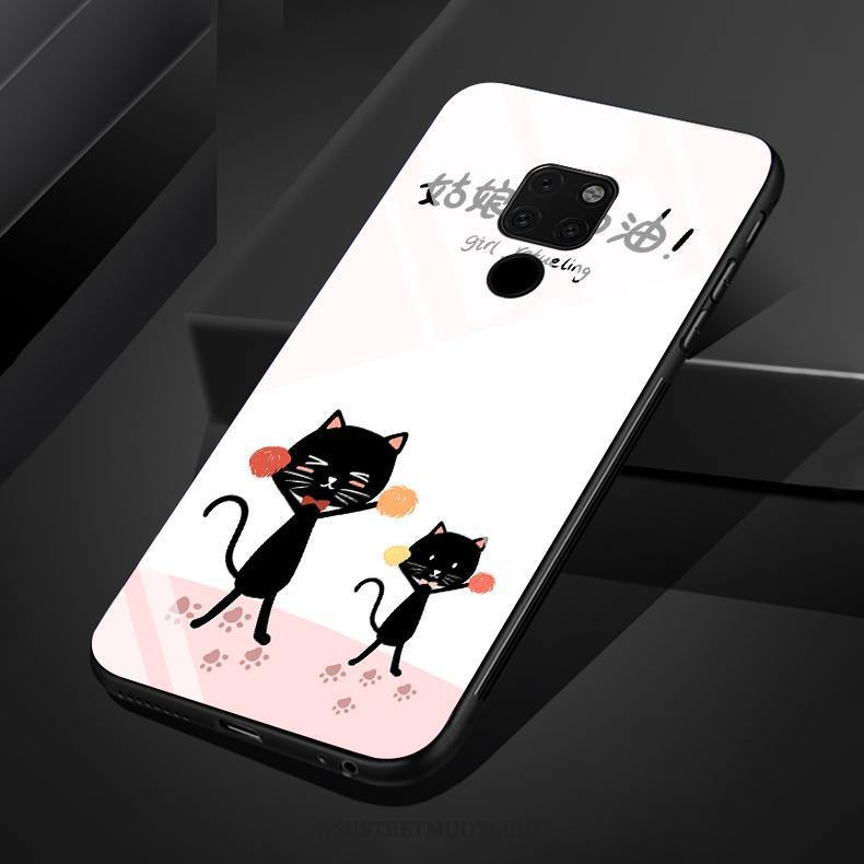 Huawei Mate 20 Kuori Kuoret Kissa Rakastunut Ihana Lasi