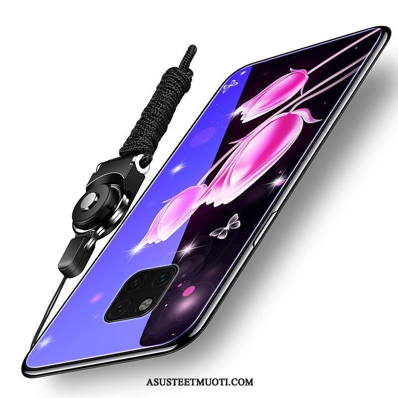 Huawei Mate 20 Pro Kuoret Sininen Violetti Trendi Kova Suojaus