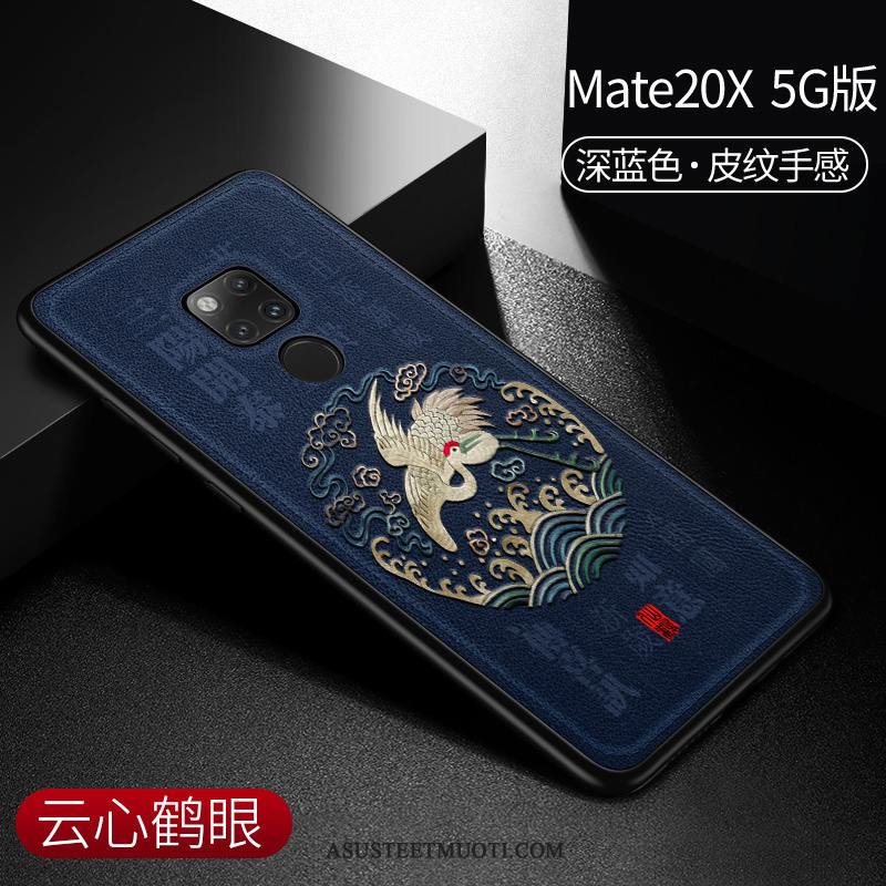 Huawei Mate 20 X (5g) Kuoret Puhelimen Ultra Suojaus Kotelo Kiinalainen Tyyli
