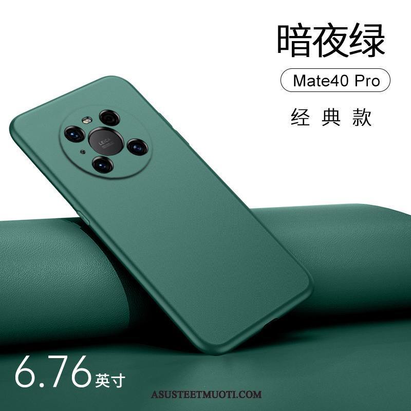 Huawei Mate 40 Pro Kuoret All Inclusive Rengas Yksinkertainen Murtumaton Pehmeä Neste