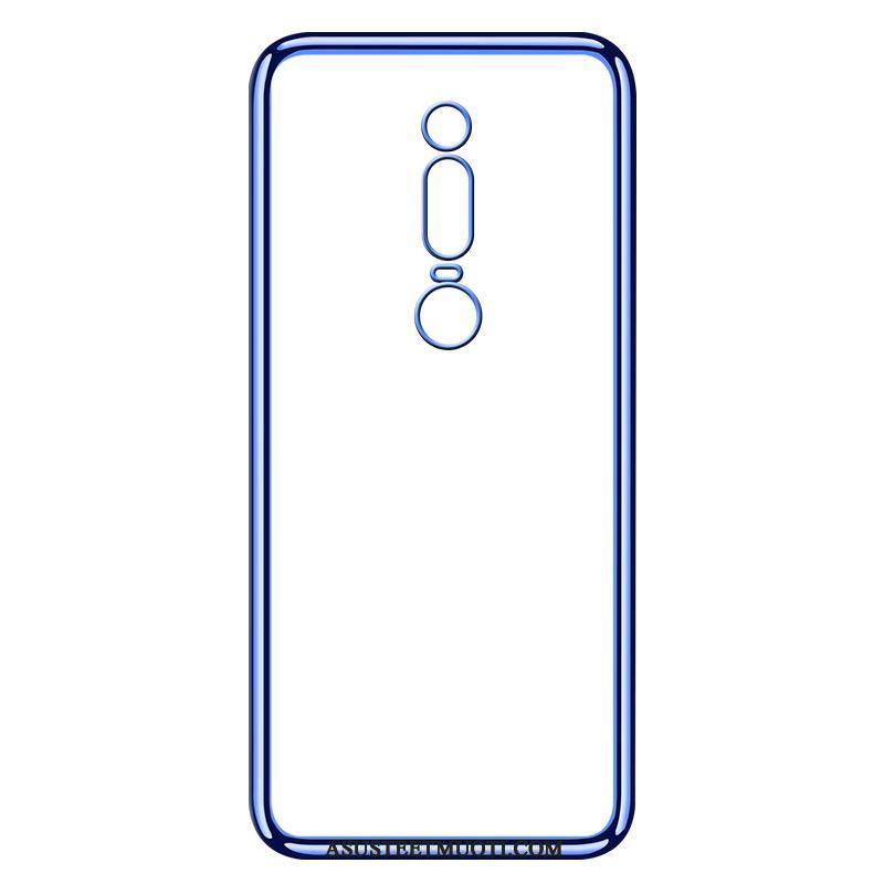 Huawei Mate Rs Kuoret Silikoni Puhelimen Läpinäkyvä Kuori Sininen