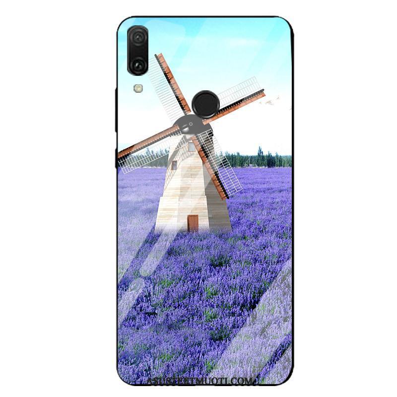 Huawei P Smart 2019 Kuoret Violetti Murtumaton Lasi Puhelimen Peili