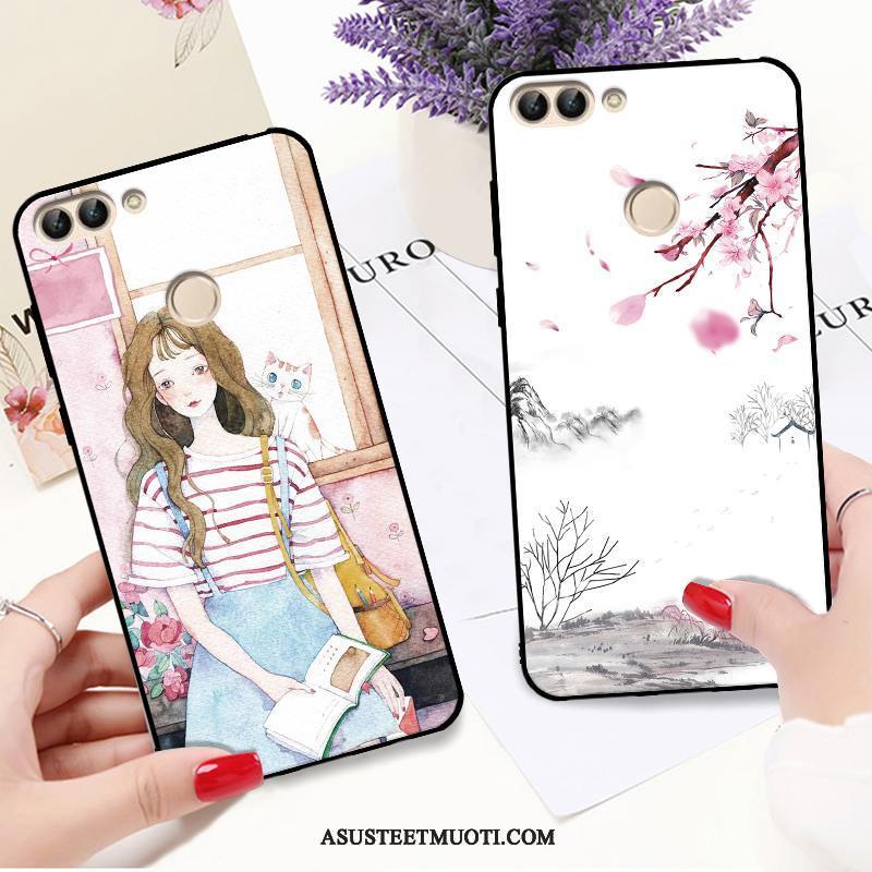 Huawei P Smart Kuoret All Inclusive Valkoinen Puhelimen Pehmeä Neste Kuori