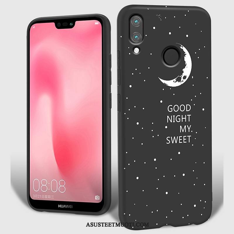 Huawei P20 Lite Kuoret Musta Murtumaton All Inclusive Puhelimen Kuori