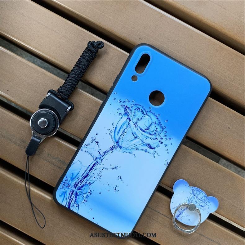 Huawei P20 Lite Kuori Kuoret Pehmeä Neste Sininen Ihana Suojaus