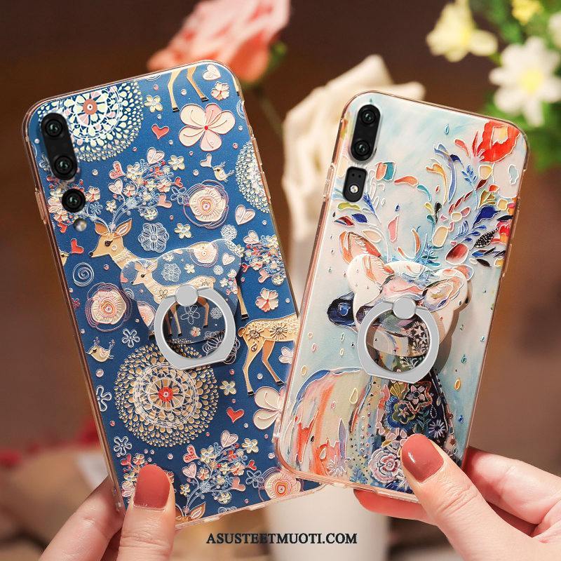 Huawei P20 Pro Kuoret Kova Uusi Peili Sininen Valo